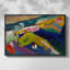 Lasseter " Murnau Mountain Landscape with Church " by Wassily Kandinsky Mixed Media and Black and White Photography Print-63381154-63381182