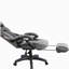 Fauteuil de direction entièrement inclinable avec repose-pieds Gaming Racing