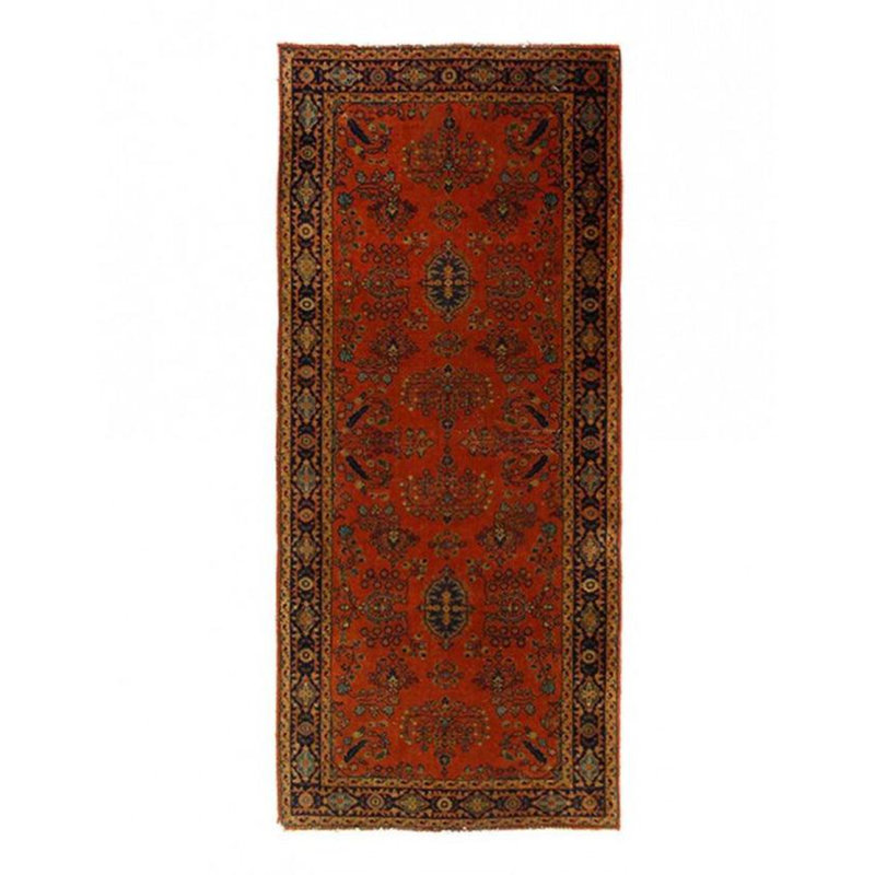 Oriental Area Rug in Rust
