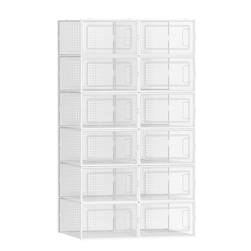 1 Yes Shoe Storage Box, White