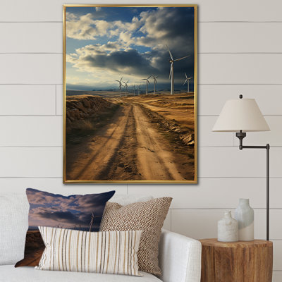 Éoliennes, minimalisme, paysage IV