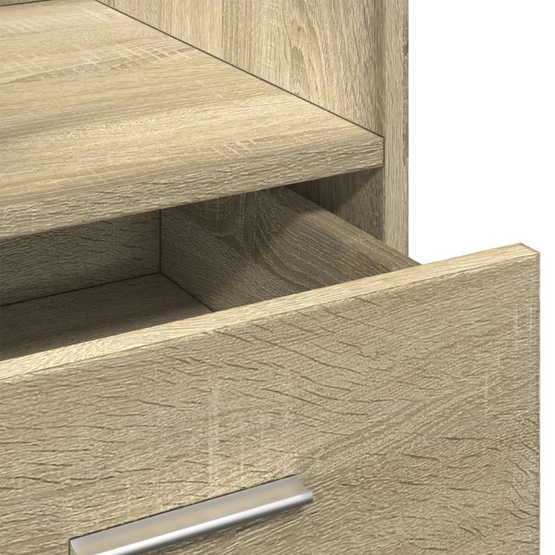 107cm Wood-based Material Lectern, Sonoma Oak