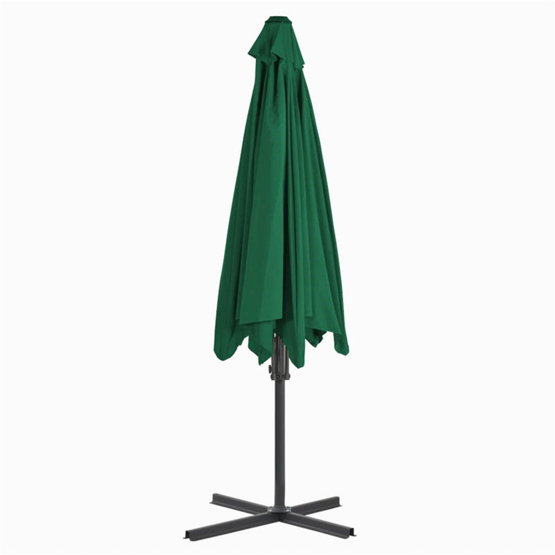 Alyvia 300cm Cantilever Parasol, Manual Lift, Green