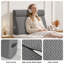 Coussin de tête de lit Sit-up Back Comfort Wedge, dossier de lecture triangulaire avec poche latérale (simple)-1191607286