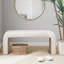 Banc Boucle crème l 42 po