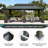 12' X 20' Hardtop Gazebo Large Outdoor Metal Gazebo With Galvanized Steel Double Roof Canopy, Aluminum Frame, Curtains And Netting For Patio, Deck, Garden, Grey-123203391-123203392