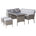 Light Grey Cushion/Khaki Frame