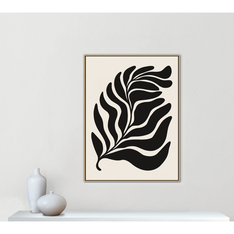 «Flow of Nature Print» par Royle, L 37,5 po x H 49,5 po, Toile avec cadre, Flotteur naturel
