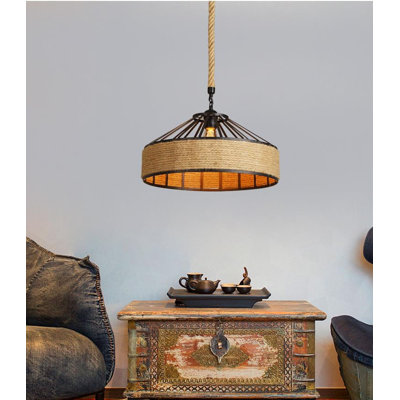 1 - Light Black Dome Pendant