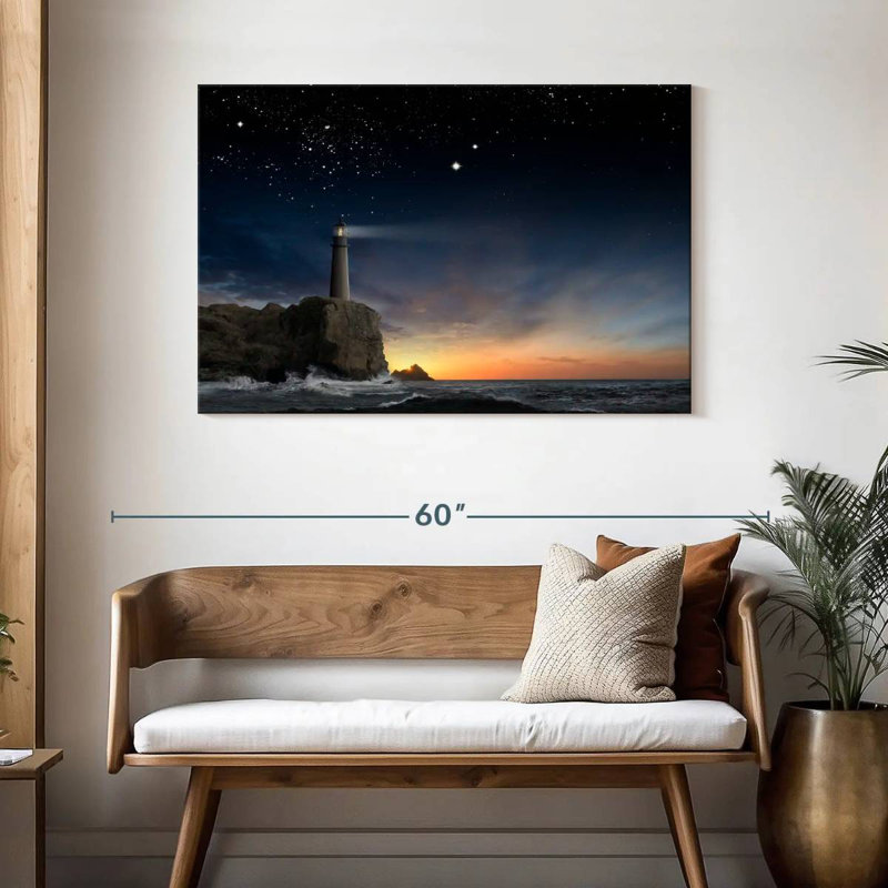 Aletra Stars Over A Lighthouse