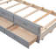 Twin-Over-Full Bunk Bed With Twin Size Trundle , Separable Bunk Bed With Drawers For Bedroom-1914590465