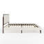 Lit plateforme en bois avec base tapissier Martha Stewart Jett-97967479-97967480