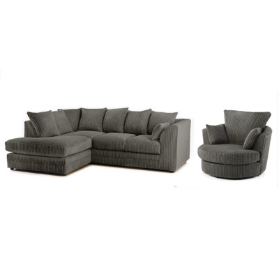 Moana 2 Piece Corduroy Standard Living Room Set
