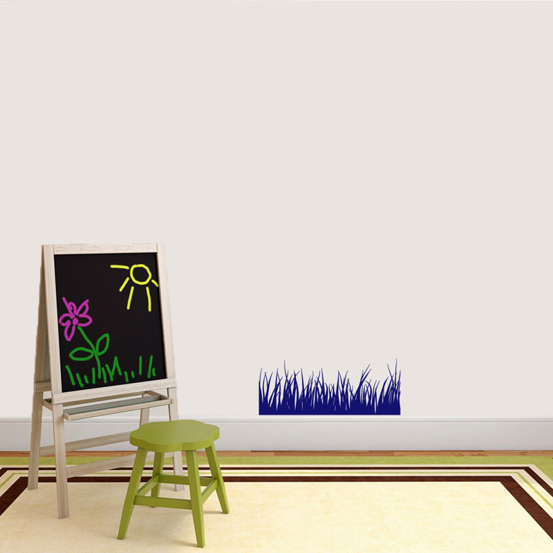 Adhésif décoratif herbe, Bleu marine