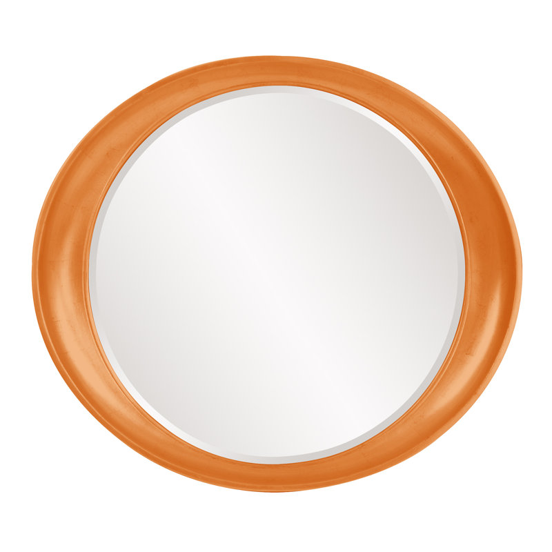 Miroir mural Contemporary, Orange