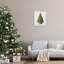 Motif rustique «Merry Christmas Country Farm Tree» par Elizabeth Tyndall - impression-105256201-105256200