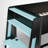 Kids Bunk Bed, Built-In Gaming Desk With Usb Ports, Led Light Strip & Cpu Holder, Esports-Inspired, Teen Bedroom-1971919692-1971919691