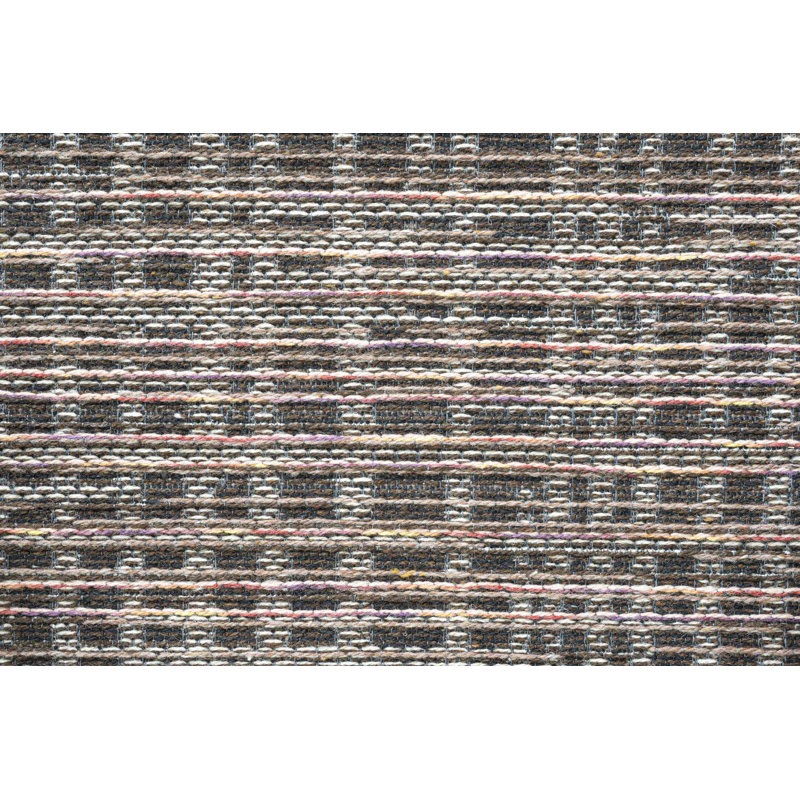 Aidenn Striped Wool Area Rug, Rectangle 160 x 230cm