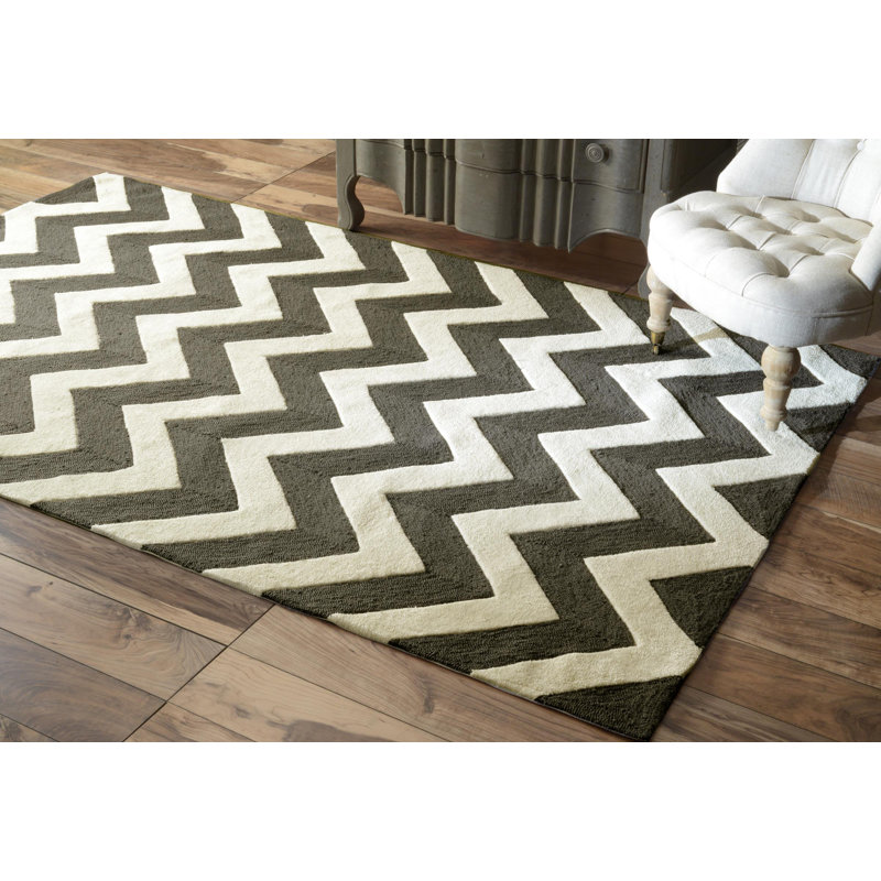 Tapis noir Marrakech, Rectangle 7'6" x 9'6"