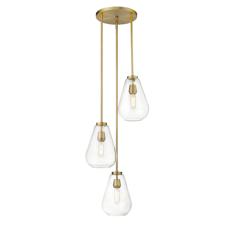 Apollonios 3 - Light Cluster Pendant, Olde Brass