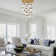 Dimmable Alabaster Cluster Chandelier with Alabaster Shade (Bulbs Included)