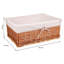 Wicker Laundry Set