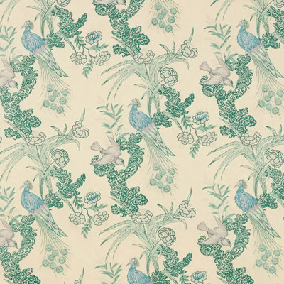 Schumacher x Miles Redd Peacock Fabric