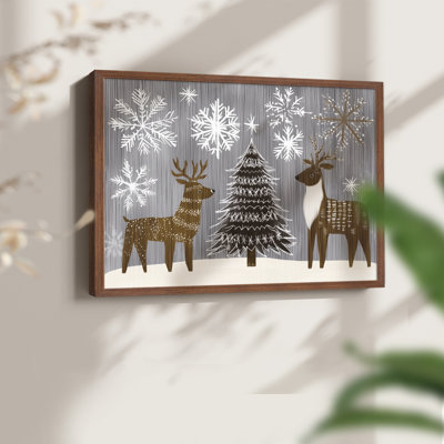 Chirstmas Art-CLXXV -Framed Print - Restickable