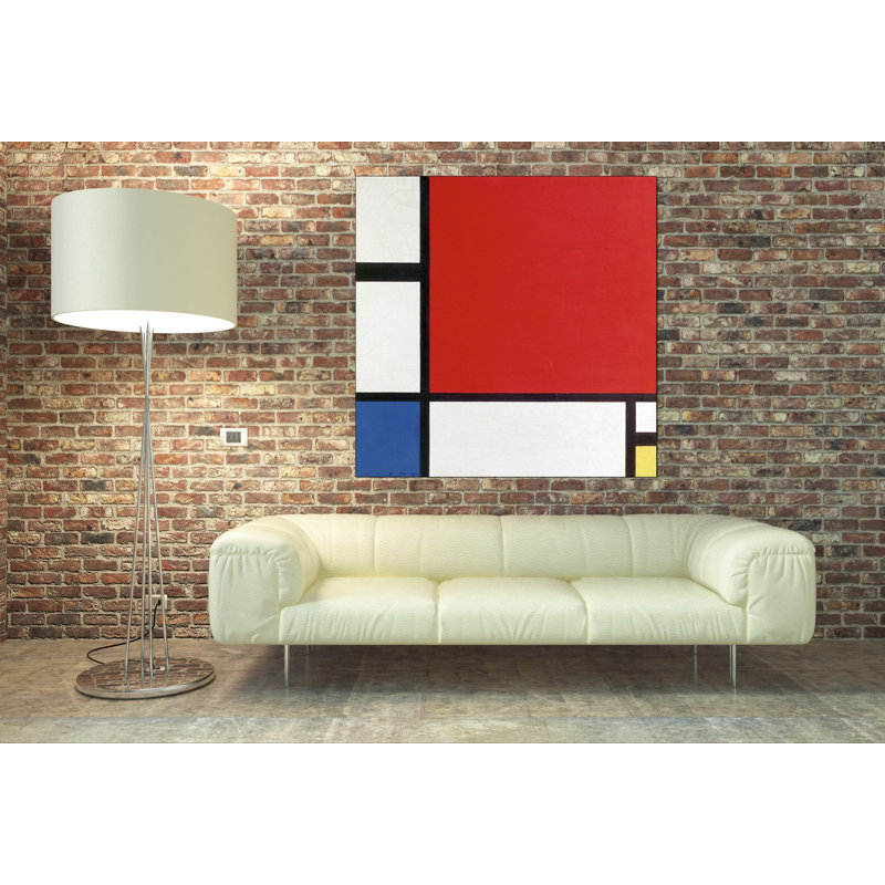 Piet Mondrian - Wrapped Canvas Print, 100cm H x 100cm W x 1.8cm D