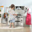 Karp Kids Corner Kitchen with Running Water, Lights Ages 3-6 Years Grey