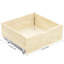 Étagère de rangement coulissante en bois avec fermeture à glissière, rails à pleine extension pour tablettes coulissantes, pour organiser les armoires de cuisine et le rangement du garde-manger.-444597711