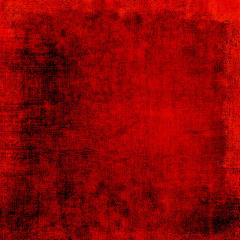 "Abstrait rouge abstrait" par Dziewul - impression sur toile tendue, H 36 po x l 36 po