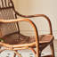 Chaise en rotin Vintage