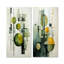 Olive Orbits Abstract Shapes - Formes abstraites en métal, ensemble de 2-1293229185