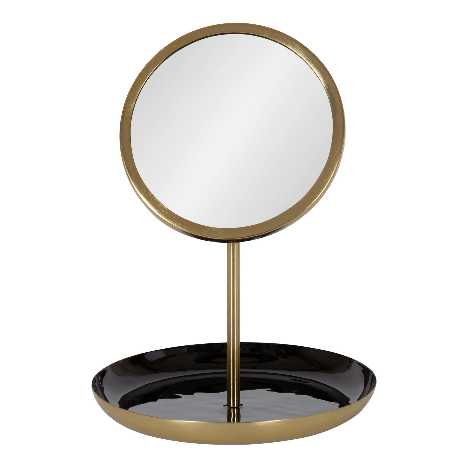 Idria 11" Accent Mirror, Black