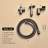 Elongated Hand Held Bidet with Faucet-60199300