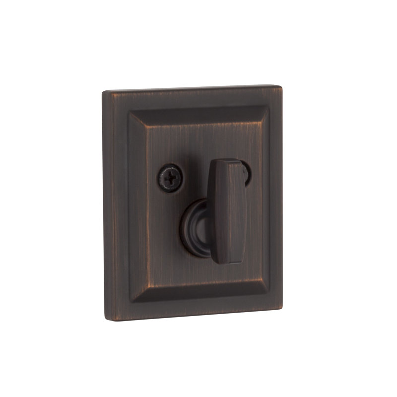 Venetian Bronze Single Cylinder Deadbolt with SmartKey Technology