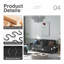 Canapé modulaire réversible avec repose-pieds Adelyna-86861026