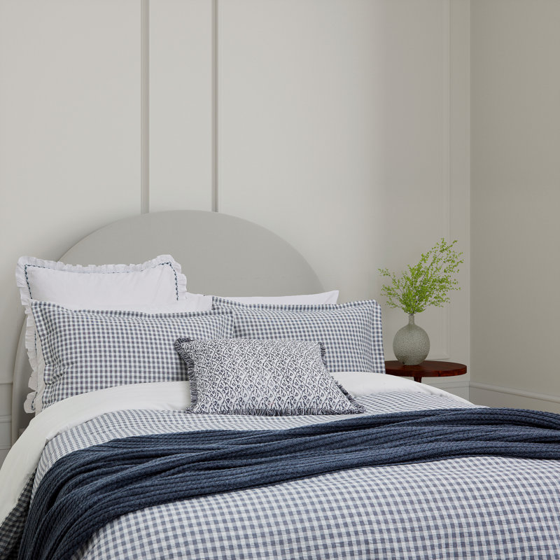 Mallory Cotton Duvet Cover Set, Super King Duvet Cover + 2 Pillowcases