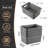Plastic Storage Baskets Bins With Lid Organizing Container Lidded Knit Storage Organizer Bins