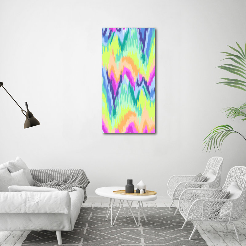Rainbow Background - Wrapped Canvas Print