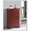 Commode Louis Phillipe G2100-CH, élégance traditionnelle avec fonctionnalité moderne et finition cerisier durable