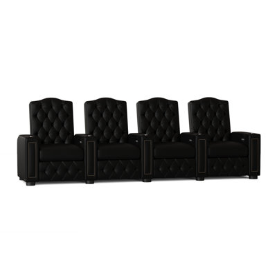 Regal HR Series Upholstered Power Reclining Home Theater Seating with Cup Holder