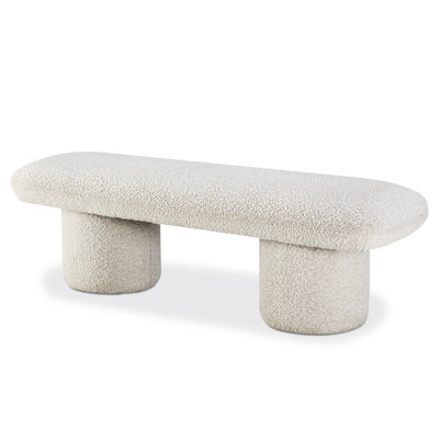 Anston 56" Boucle Bench