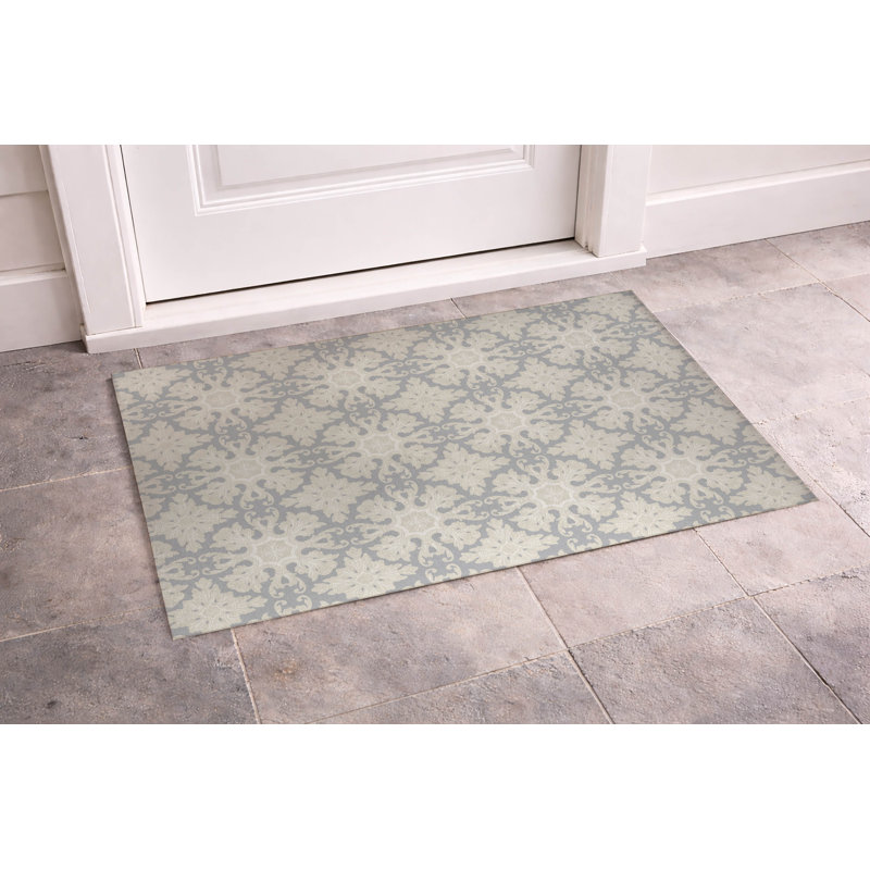 Paillasson Damask, Gris, L 17 po x L 24 po