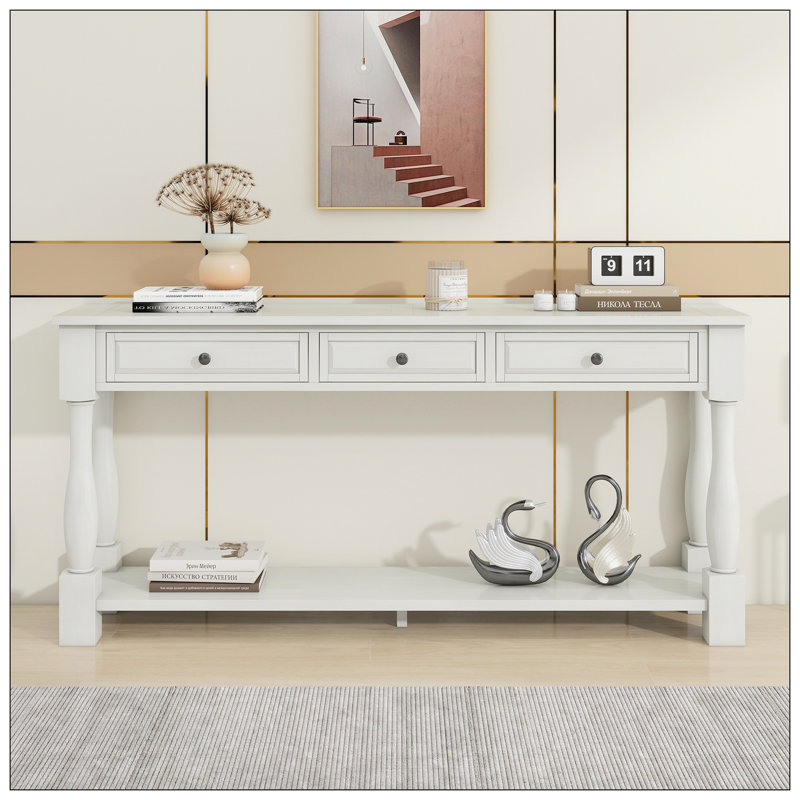 Console Huffine, Blanc