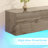 Bhhatu 70" Floating Tv Stand With Led Lights & Power Outlet, Gray-1554874760