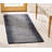 Exley Hand Woven Leather/Cotton Geometric Rug in Gray-1686902557