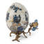 Golden Pheasant Egg Cachepot with Ormolu