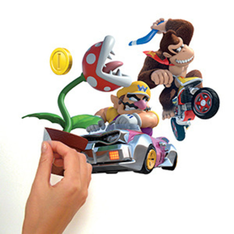 Adhésif décoratif 8 pièces Mario - Mario Kart